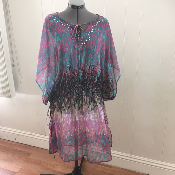 club Z collection Swim 22 Club Z Collection Sheer Swim Cover Poshmark